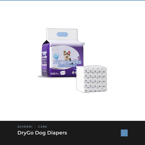 DryGo disposable dog diapers · Female XXS, 10-pack
