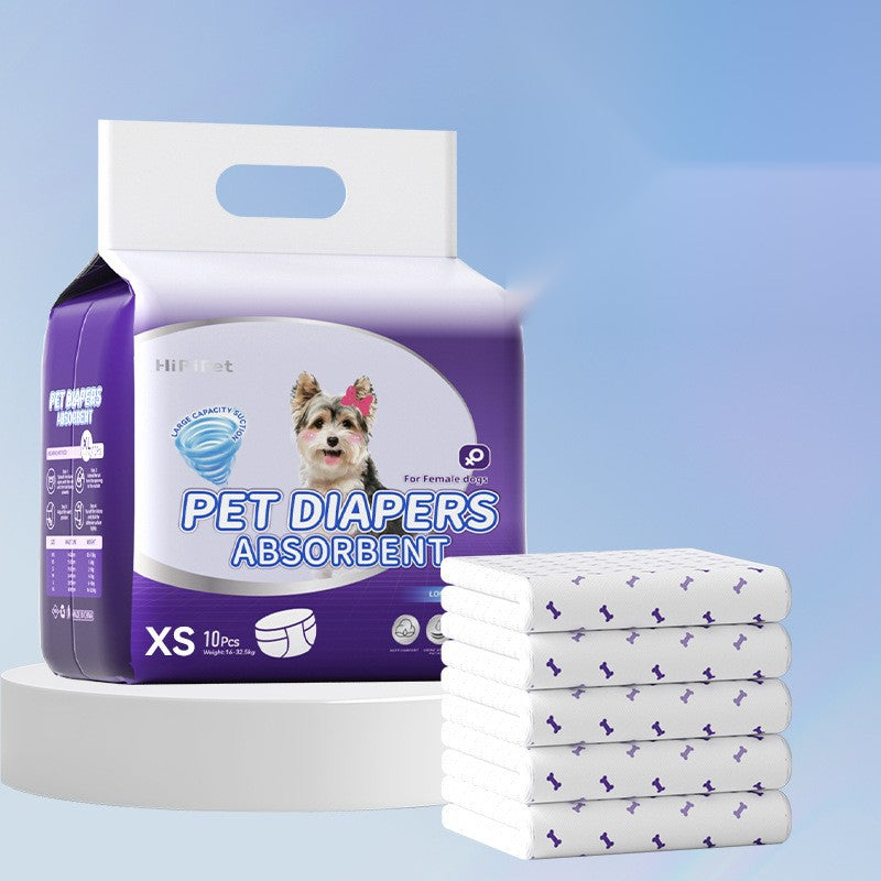 DryGo disposable dog diapers · Female XS