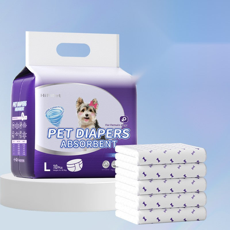 DryGo disposable dog diapers · Female L