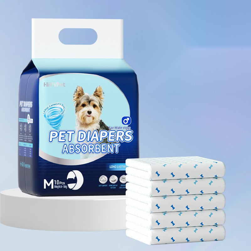 DryGo disposable dog diapers · Male M