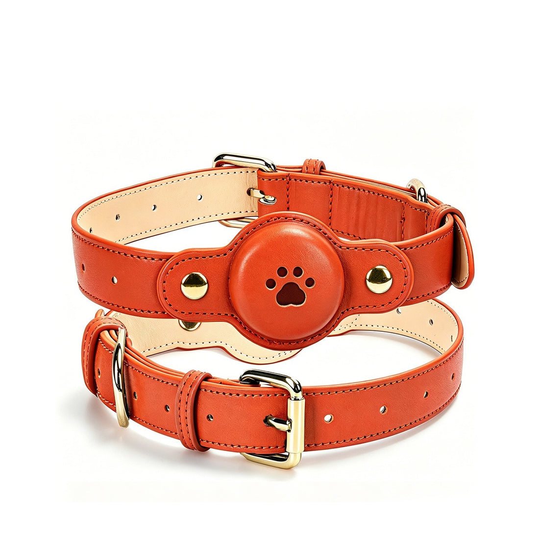 Zaverni Tether Smart Tag Collar - Orange