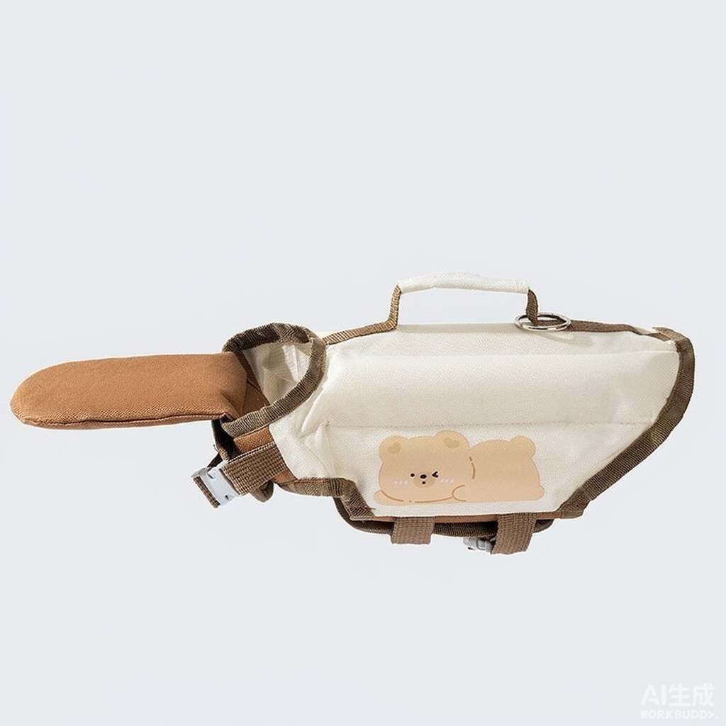 Zaverni Splash Life Jacket - Cream Bear