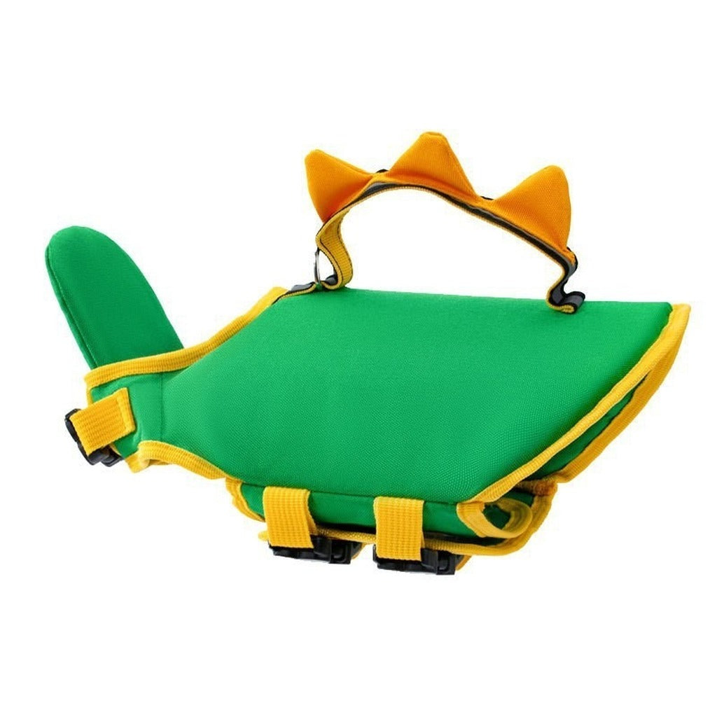 Zaverni Splash Life Jacket - Green Dino